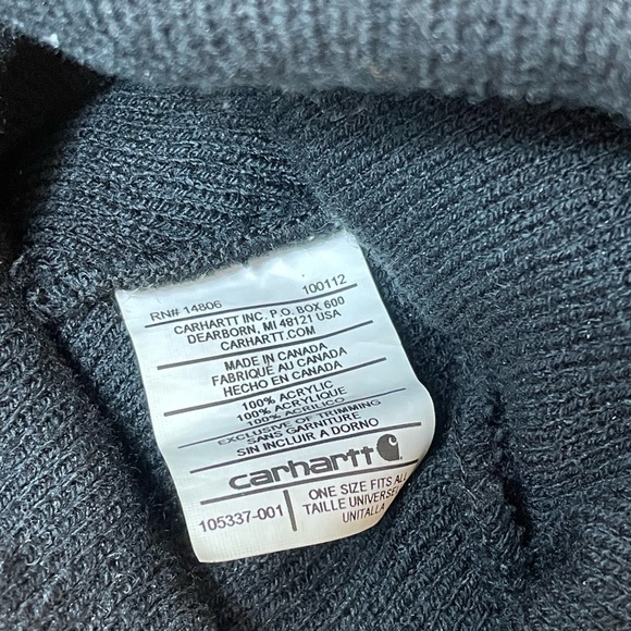 Carhartt Black Beanie Texas edition - Picture 2 of 3